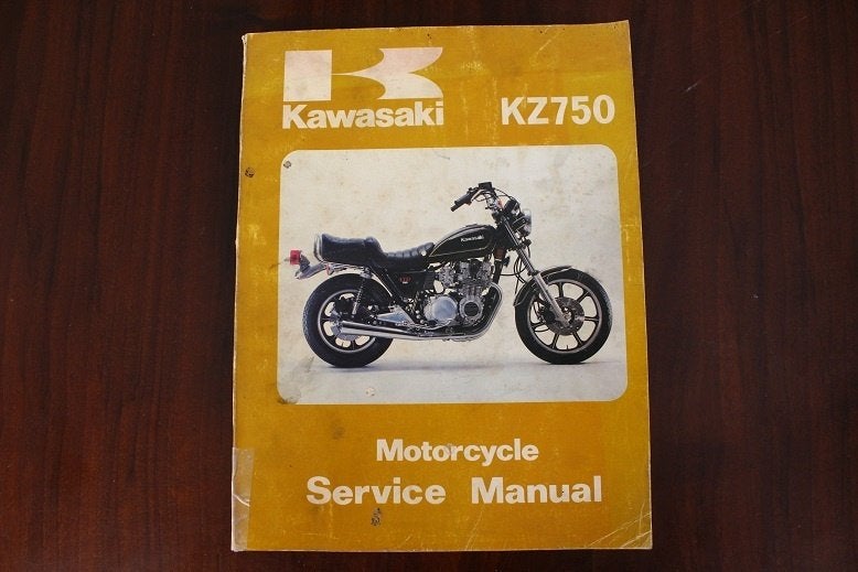 Kawasaki KZ750 1980 motorcycle service manual KZ750 E1 H1, Ophalen of Verzenden, Kawasaki