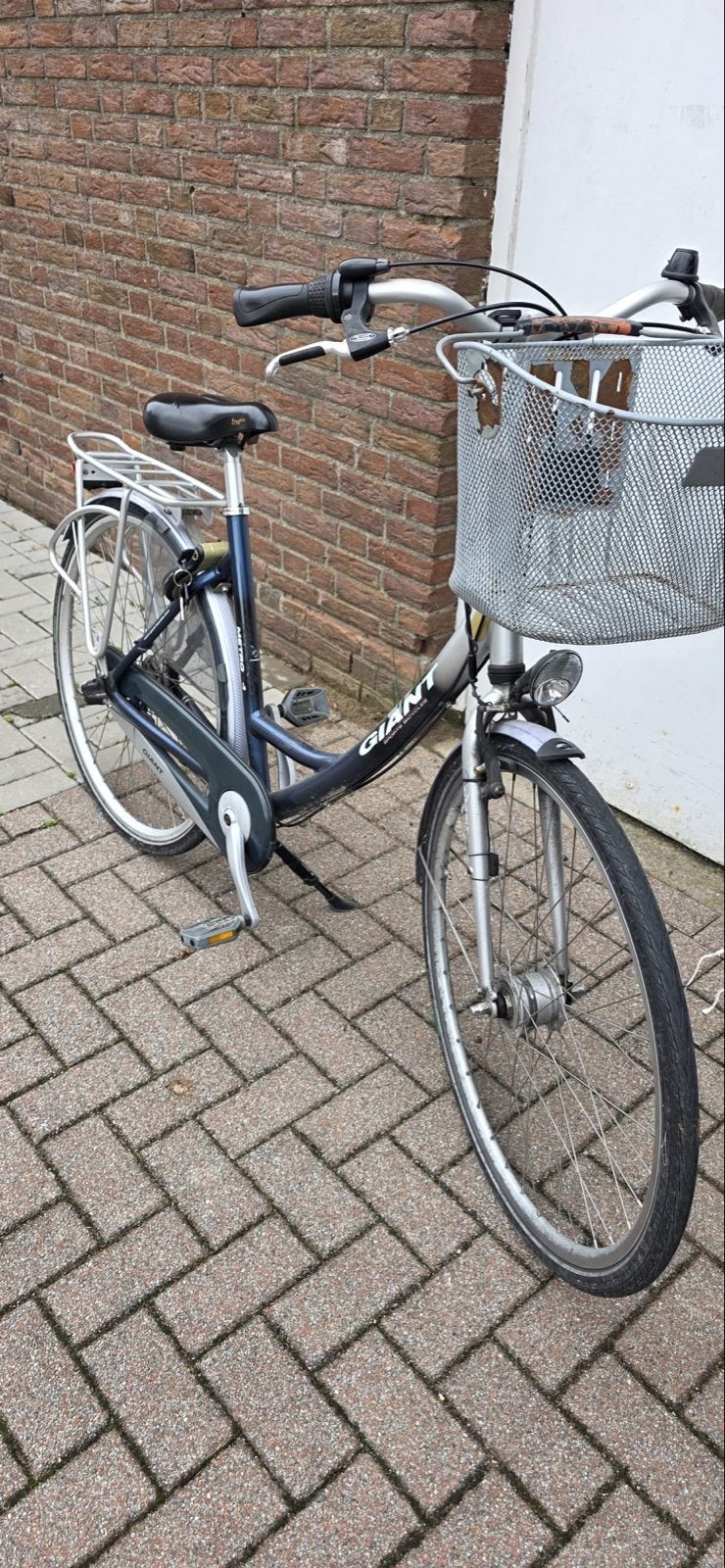 Giant Metro 4 Damesfiets met Mand - Goede Staat, Ophalen, Gebruikt, Velgrem, Versnellingen