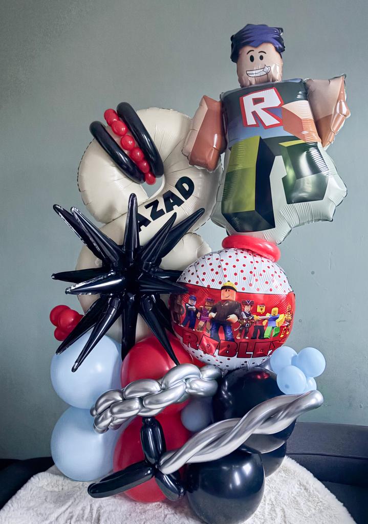 Ballonnen bouquet xl ROBLOX, Ophalen of Verzenden, Zo goed als nieuw, Versiering, Verjaardag