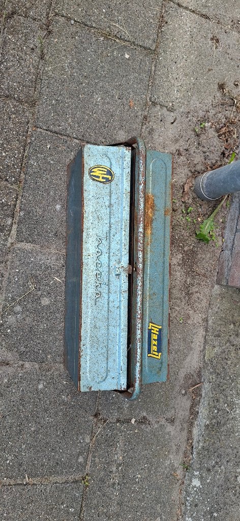 Vintage gereedschapskist met inhoud - Hazet, Ophalen, Gevuld, Gebruikt