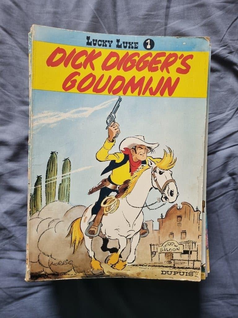 Lucky Luke, Eén stripboek, Ophalen of Verzenden, Gelezen