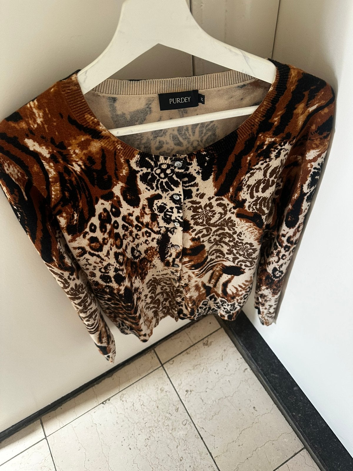 Purdey vest maat XL, Kleding | Dames, Verzenden, Zo goed als nieuw, Maat 46/48 (XL) of groter, Lange mouw