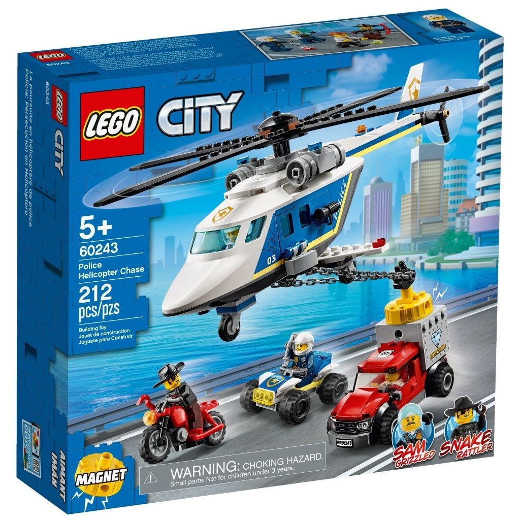 LEGO City 60243 Politiehelikopter Achtervolging * LEGOhuis, Lego, Nieuw, Ophalen of Verzenden, X
