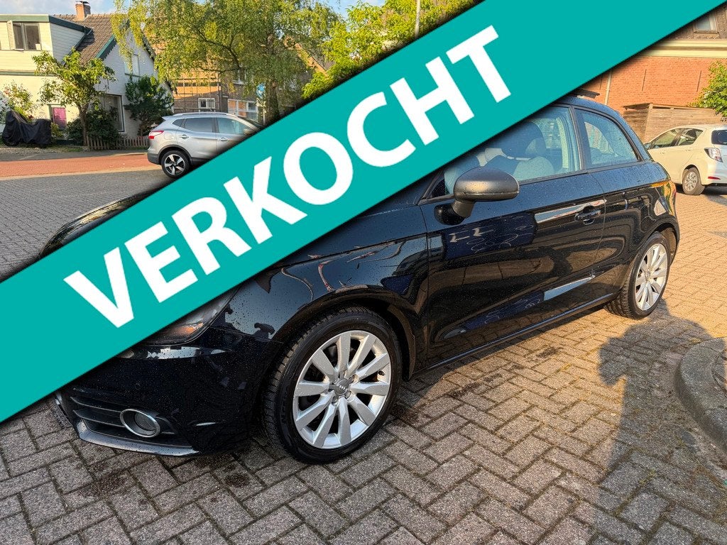 Audi A1 1.4 TFSI Panorama-dak, Auto's, Audi, Voorwielaandrijving, Zwart, 4 cilinders, Leder en Stof