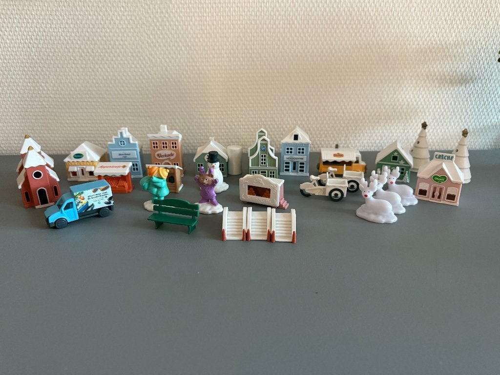 AH Winterdorp 2019 set - 30 delig (incl. dubbele), Albert Heijn, Ophalen of Verzenden
