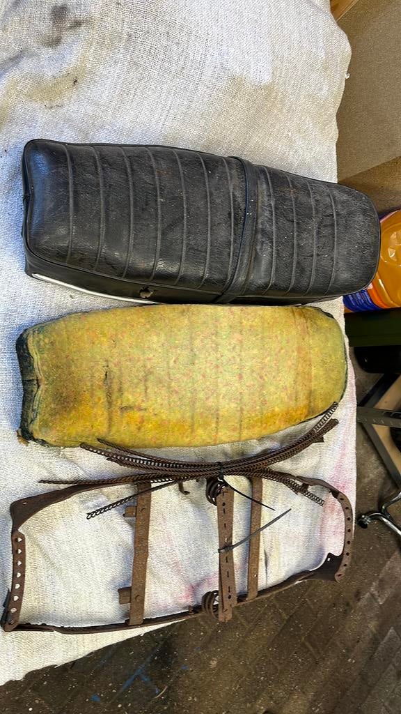 Twee buddyseats Kreidler, Ophalen, Gebruikt, Zadel