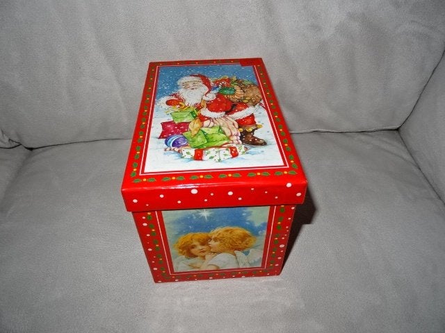 Kerstdoosje 17x11cm hoogte 12cm, Ophalen of Verzenden, Gebruikt