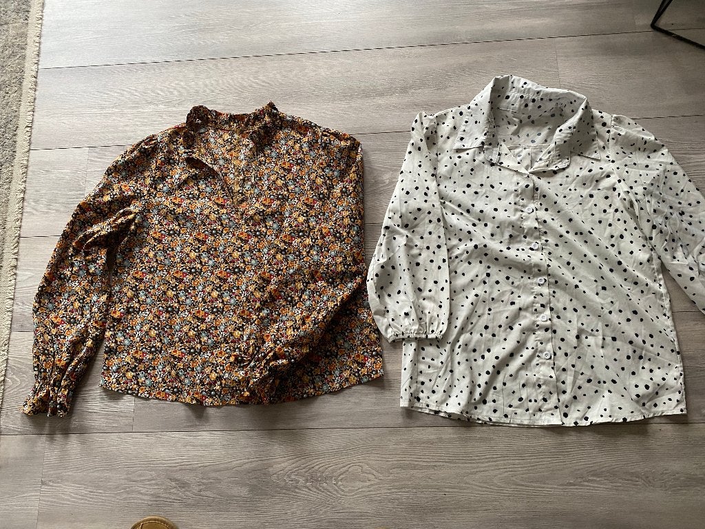 SHEIN/MERKLOOS 2 blouses maat M, Maat 38/40 (M), Overige kleuren, Ophalen of Verzenden, Zo goed als nieuw