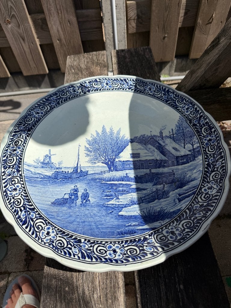 Royal Spinhx Wandbord (Delfts Blauw), Antiek en Kunst, Antiek | Wandborden en Tegels, Ophalen of Verzenden