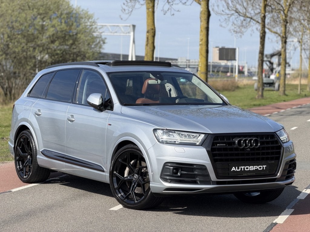 Audi Q7 3.0 TFSI Quattro S-Line 7p Pano Alle Opties, Gebruikt, Euro 6, 2995 cc, 334 pk