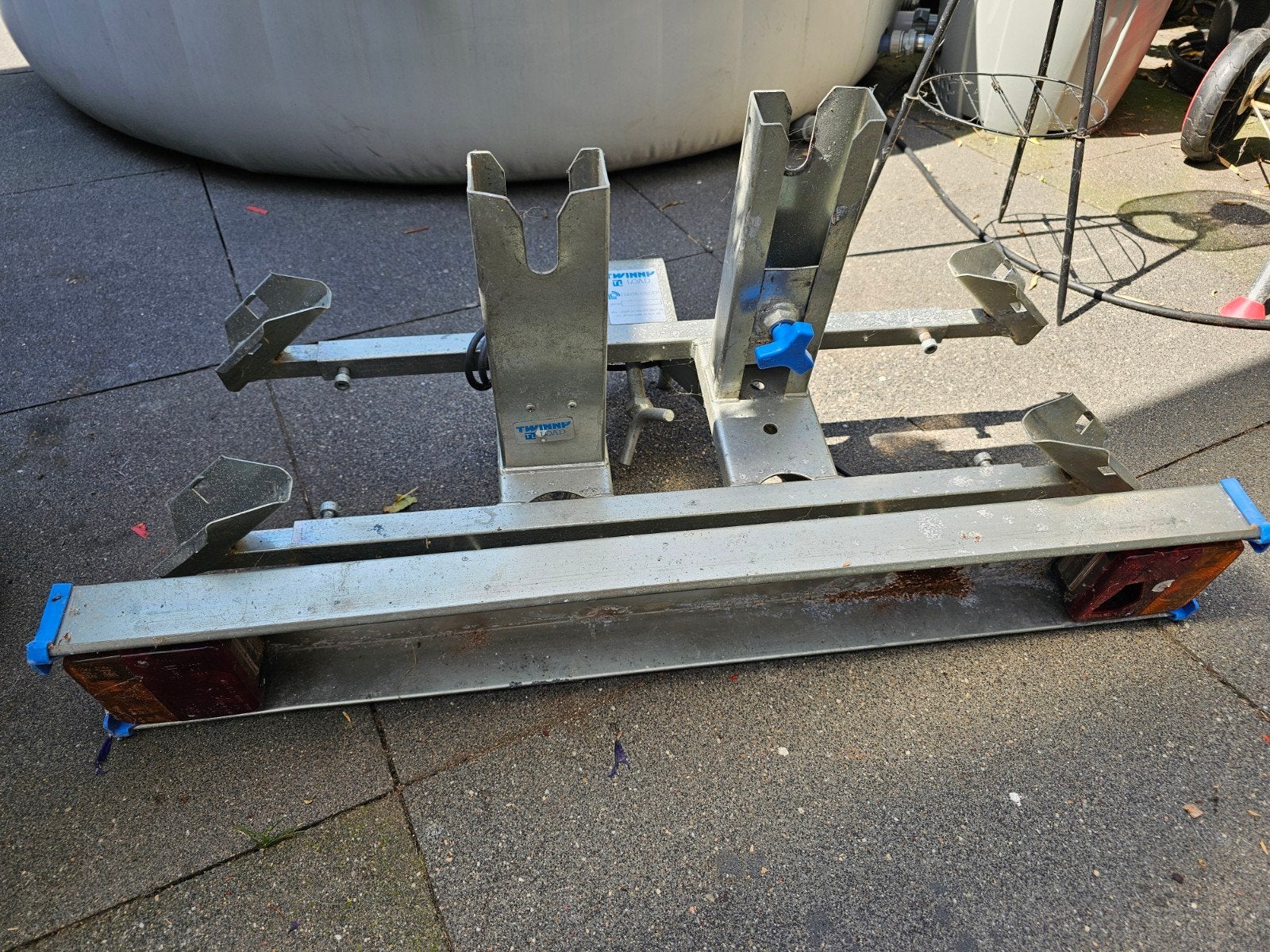 Twinny Load trekhaakdrager voor 2 fietsen, Auto diversen, Fietsendragers, Ophalen, 2 fietsen, Gebruikt, Trekhaakdrager