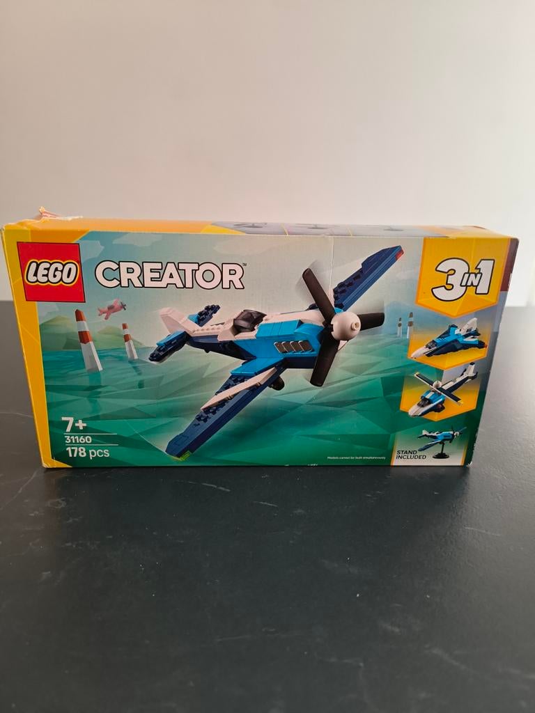 Lego Creator 31160 Vliegtuig 3-in-1 set (7+ jaar), Ophalen of Verzenden, Gebruikt, Complete set, Lego