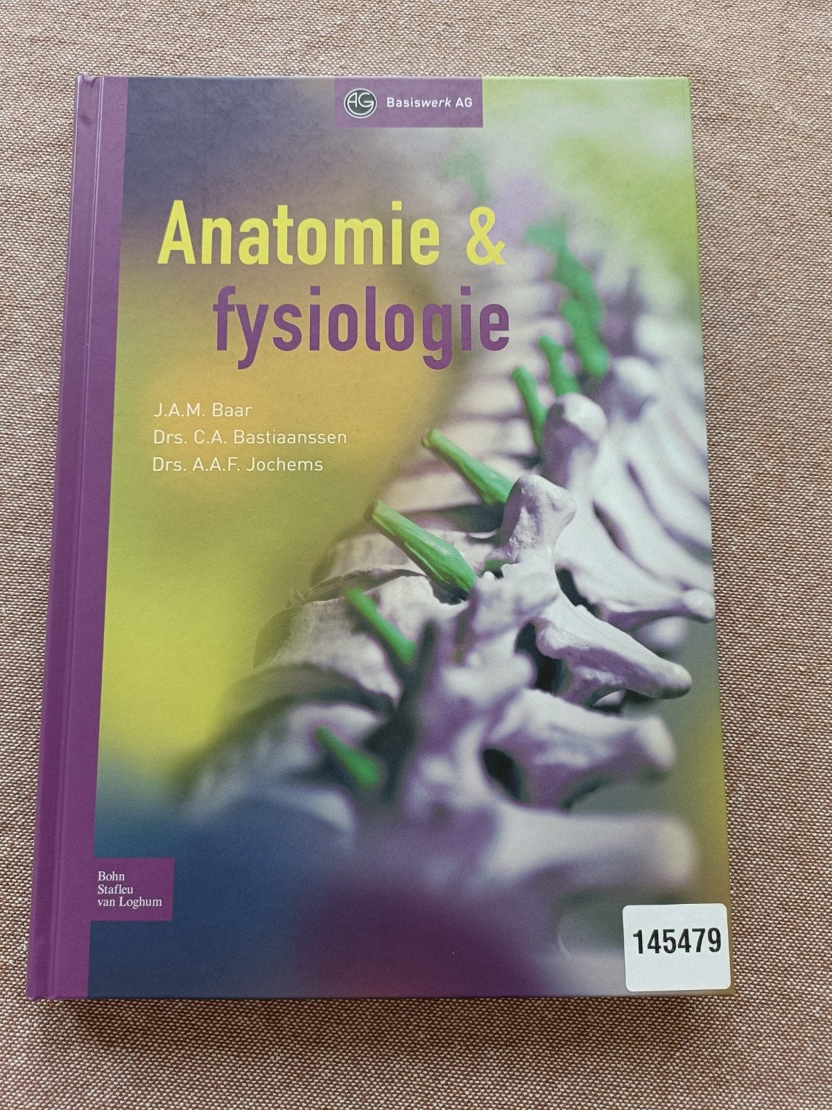 A.A.F. Jochems - Anatomie en fysiologie nieuw!, Ophalen of Verzenden, Zo goed als nieuw, A.A.F. Jochems; C.A. Bastiaanssen; J.A.M. Baar