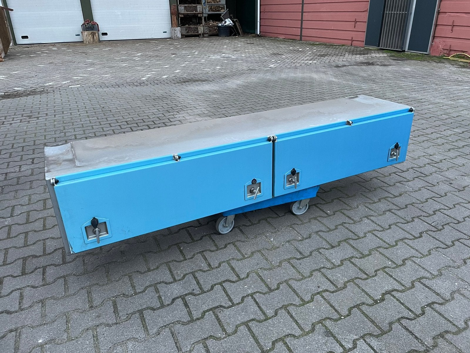 RVS kasten te koop aangeboden, Doe-het-zelf en Verbouw, Werkbanken, Ophalen, Zo goed als nieuw