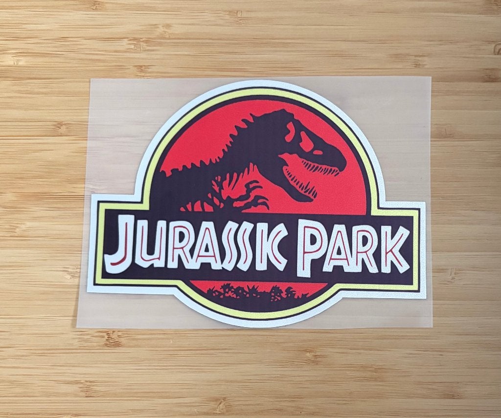 Jurassic park grote sticker, Verzenden, Nieuw