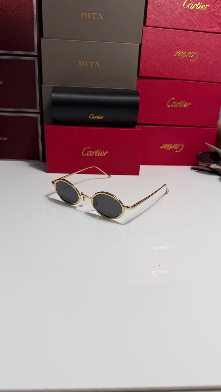 Cartier zonnebril capsule de cartier, Sieraden, Tassen en Uiterlijk, Ophalen of Verzenden, Nieuw, Zonnebril, Overige merken