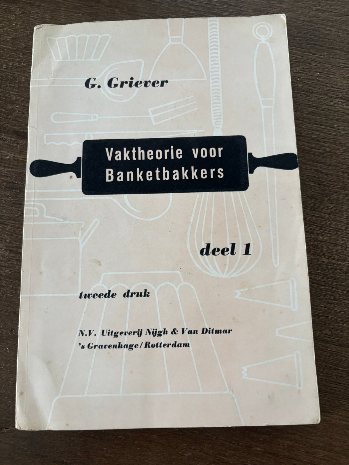 Vaktheorie voor Banketbakkers Deel 1 - G. Griever, Ophalen of Verzenden, Gelezen, MBO