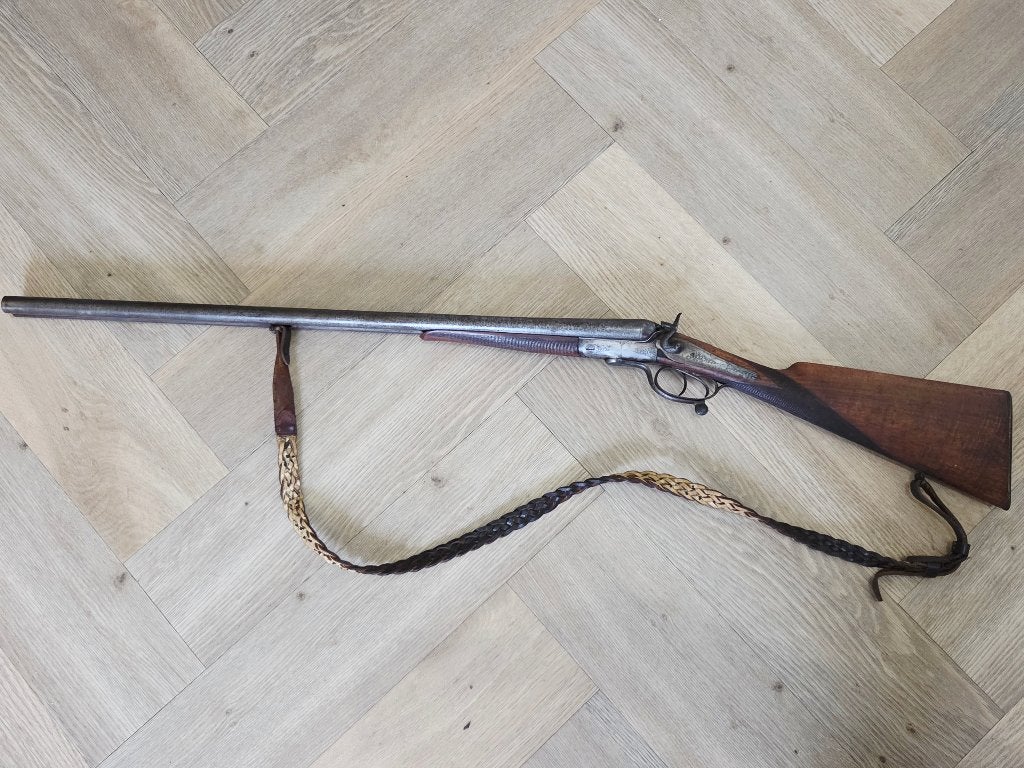 Antieke dubbelloops Husqvarna Model 38 Clef Serpent, Ophalen of Verzenden