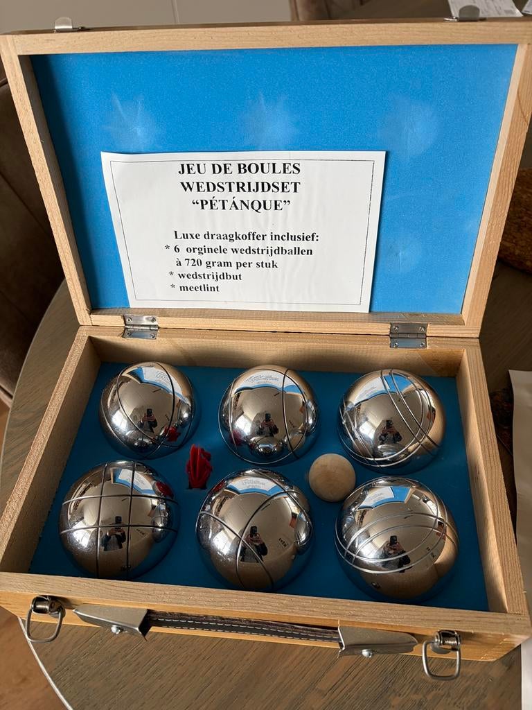 Jeu de boules ballen 2x set van 6 (nieuw), Drie of vier spelers, Ophalen, Nieuw