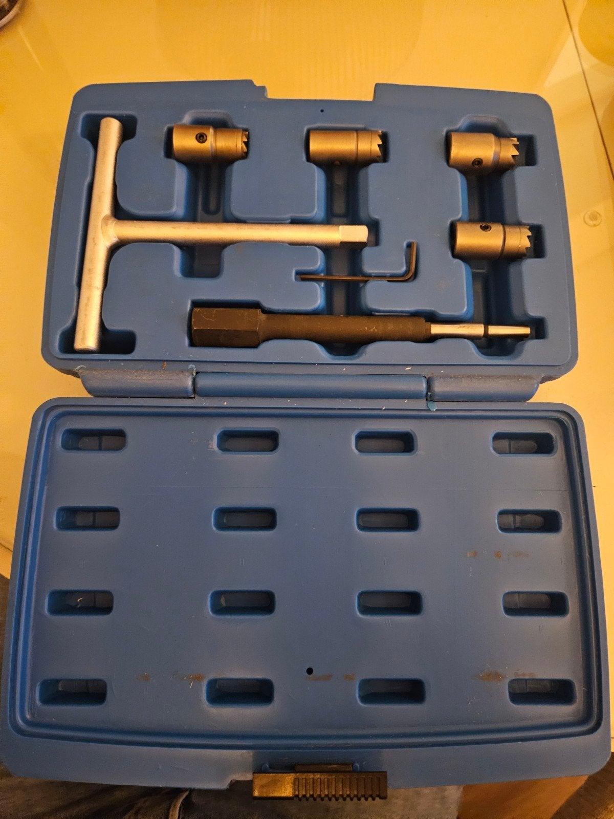 Diesel Injector Seat Cleaner Set - Professionele Gereedschap, Ophalen of Verzenden, Gebruikt, Universele onderdelen