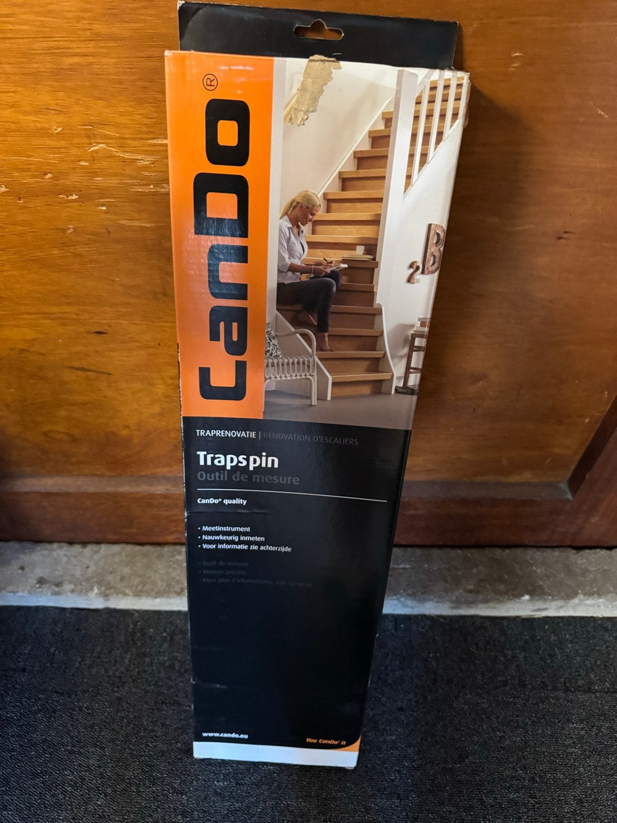 CanDo Trapspin - Meetinstrument voor traprenovatie, Ophalen of Verzenden, Zo goed als nieuw, Overige meters