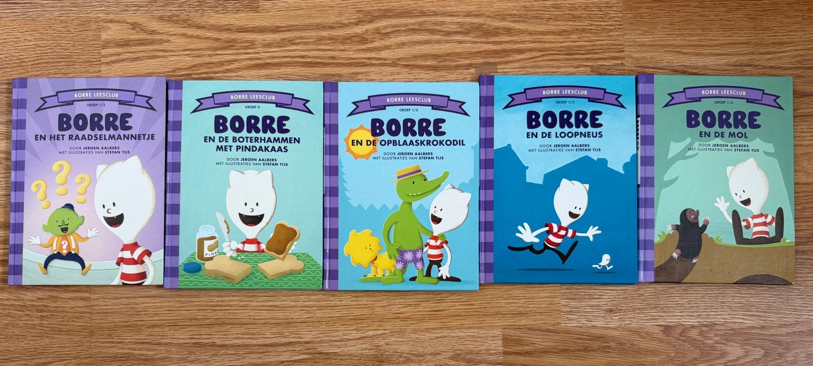 5 Borre leesboekjes groep 1/2, Boeken, Ophalen, Gelezen, Fictie algemeen