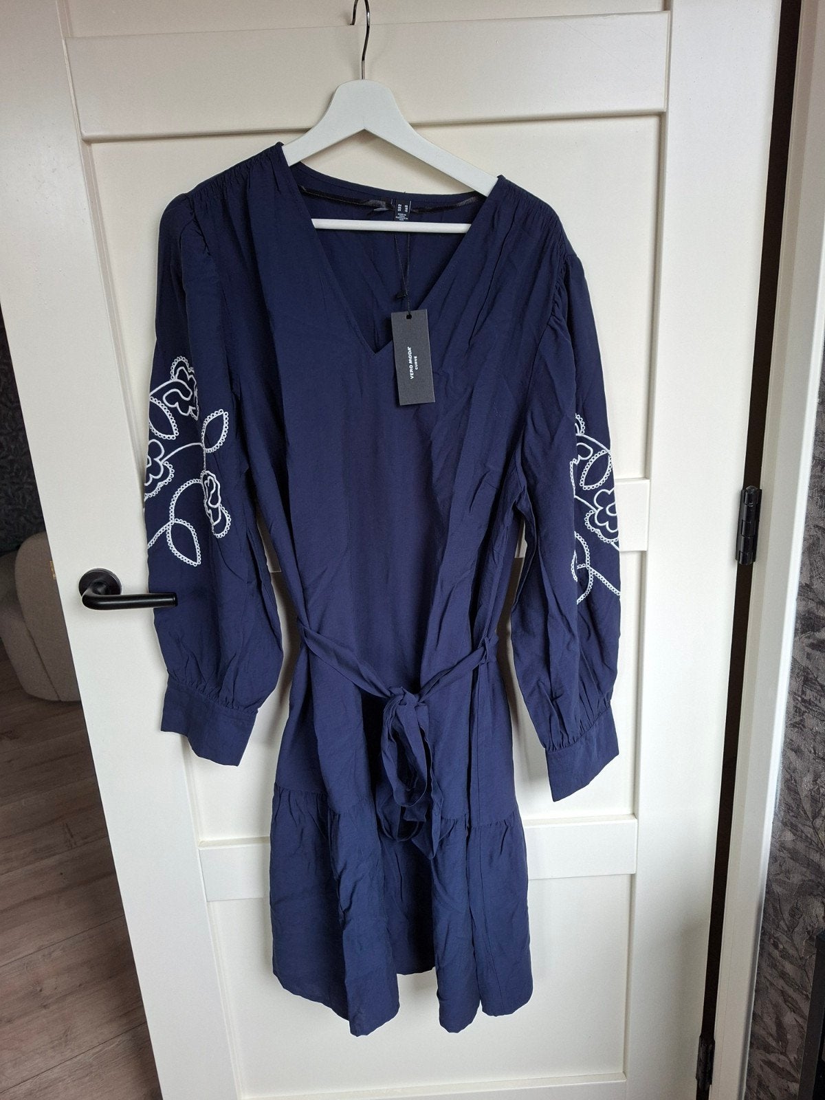 Vero Moda Jurk jurk9, Kleding | Dames, Blauw, Vero Moda, Maat 46/48 (XL) of groter, Nieuw