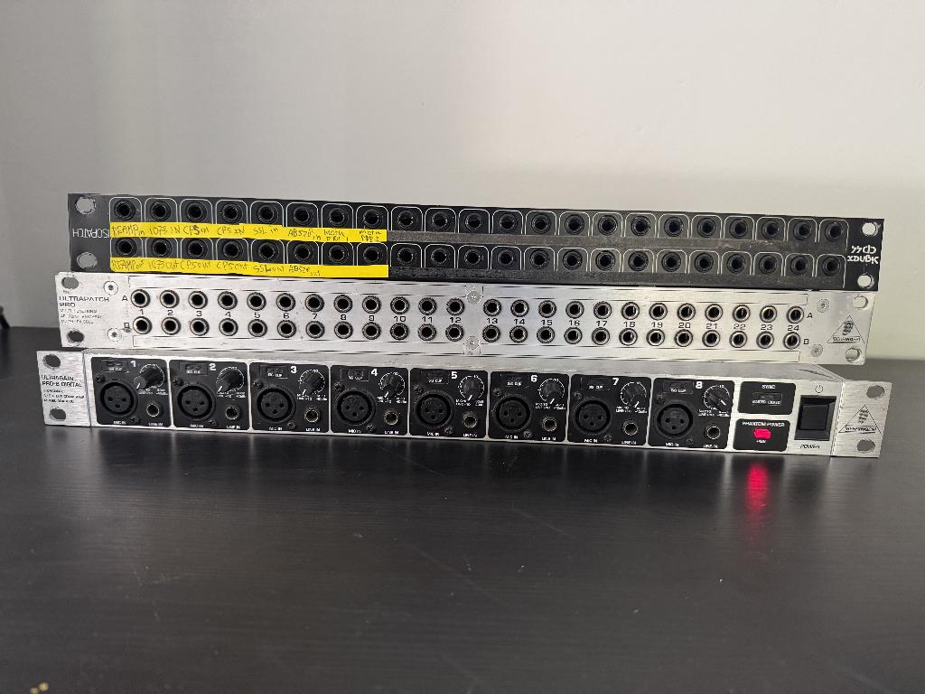 Behringer ULTRAGAIN PRO-8 Digital & Ultrapatch PRO PX2000, Ophalen of Verzenden, Gebruikt, Overige merken