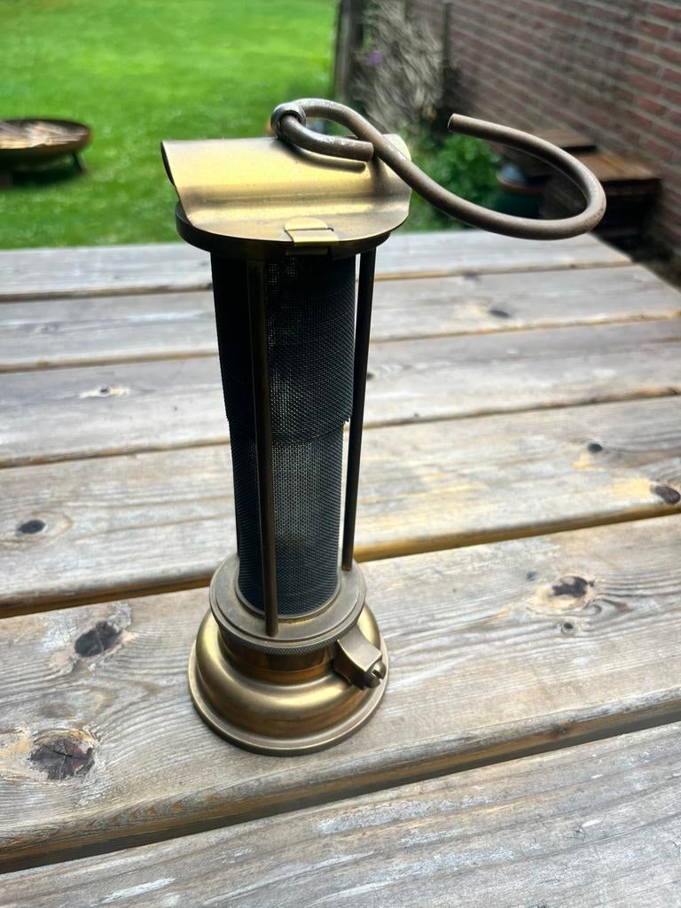 Mooie mijnlamp (souvenierslamp) te koop, Ophalen of Verzenden, Zo goed als nieuw