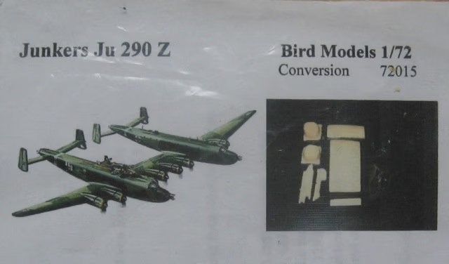 H-687,BIRD MODELS 1-72,NO,72015,N,Junkers Ju 290 Z RESIN Con, Ophalen of Verzenden, Nieuw, Groter dan 1:72, Overige merken