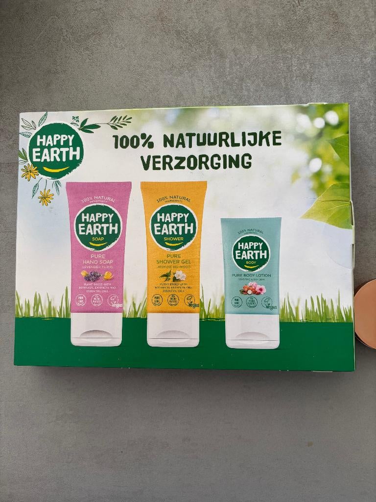 Happy Earth 100% natuurlijke verzorging setje NIEUW, Verzenden, Nieuw, Overige typen