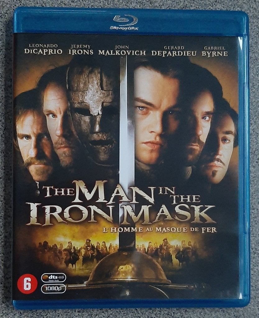 Blu-ray The Man in the Iron Mask, Cd's en Dvd's, Blu-ray, Zo goed als nieuw, Avontuur, Ophalen of Verzenden
