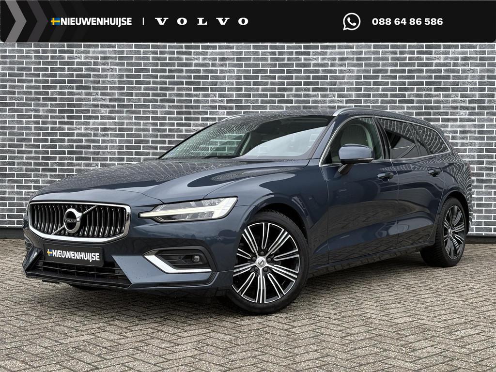 Volvo V60 2.0 B3 Inscription | Harman Kardon Audio | Lederen, 12 maanden, 4 cilinders, Blauw, 163 pk
