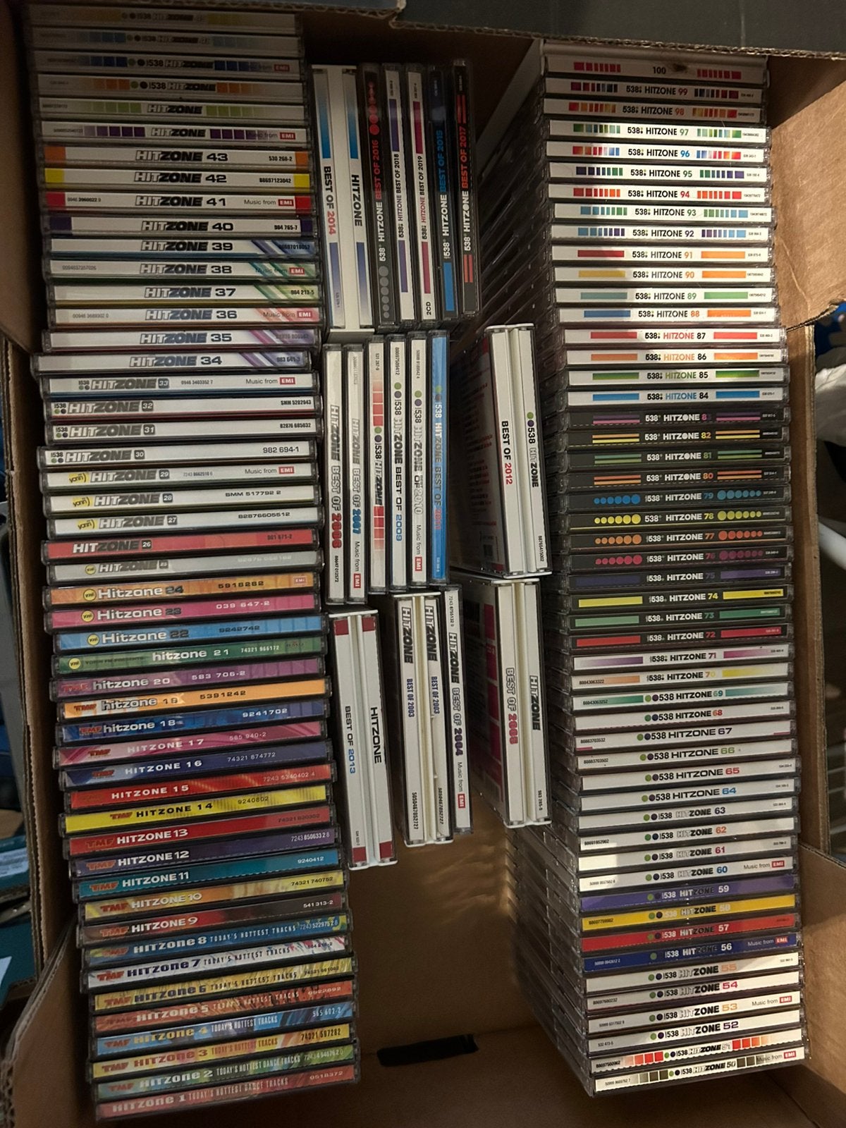 Hitzone collectie deel 1 tm 100 compleet!, Ophalen, Gebruikt