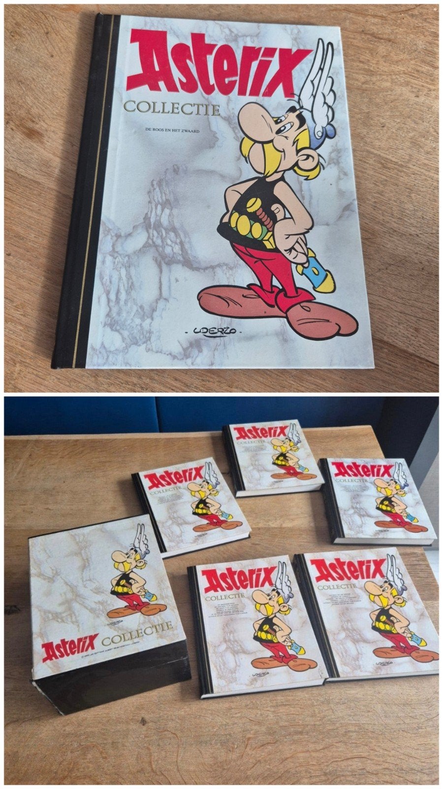 Vintage Asterix Collectie Lekturama 1989 - 6 delen + box, Boeken, Complete serie of reeks, Ophalen of Verzenden, Gelezen