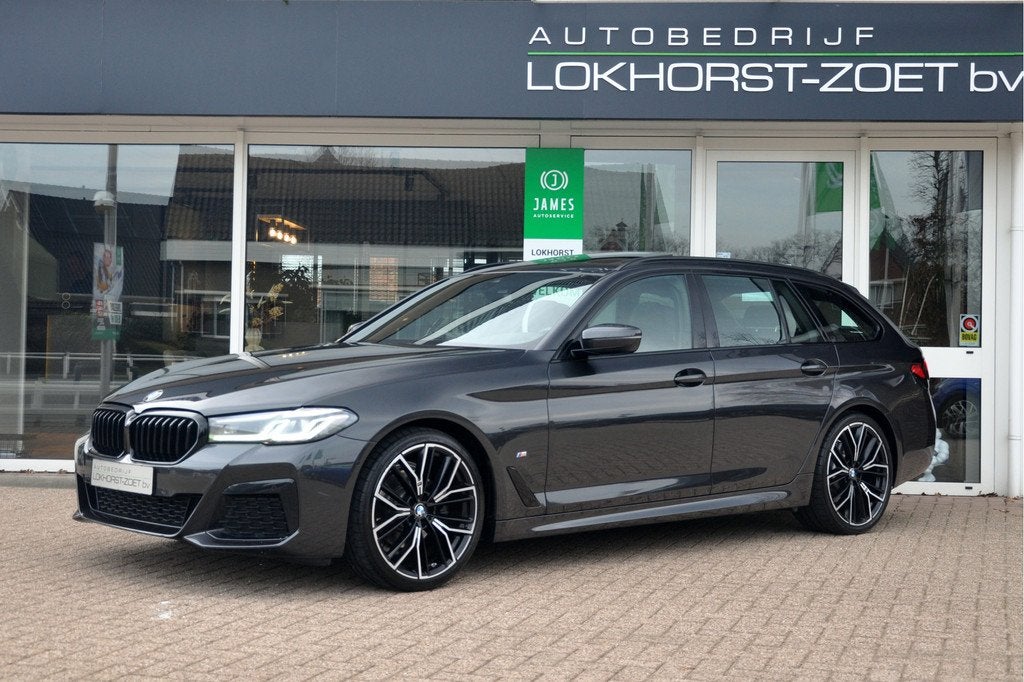 BMW 5 Serie Touring 518d High Executive M-Sport Edition | 20, Automaat, 1730 kg, Achterwielaandrijving, Euro 6