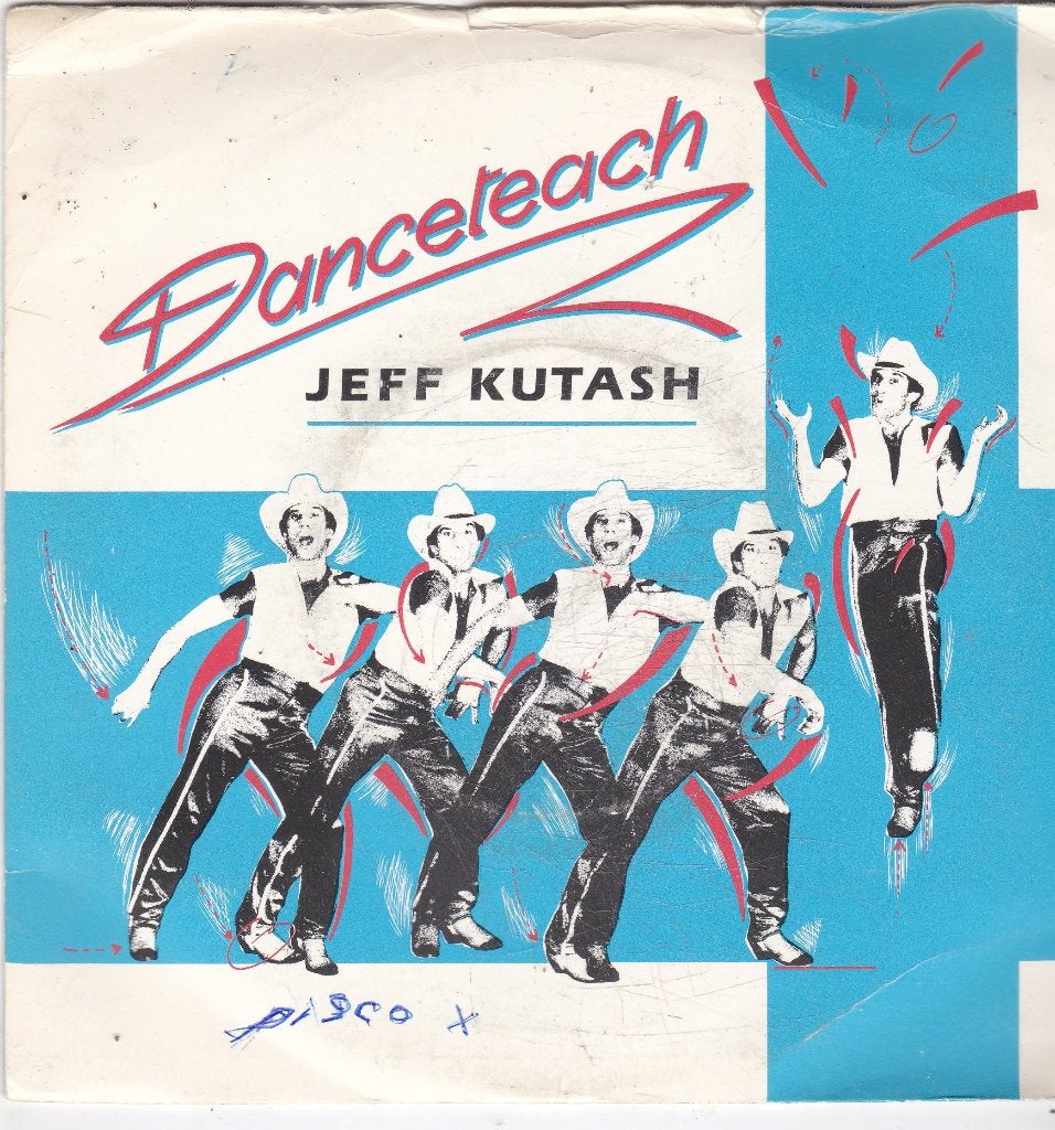 Single Jeff Kutash - Danceteach, Cd's en Dvd's, Vinyl Singles, Ophalen of Verzenden, Gebruikt, 7 inch, Pop