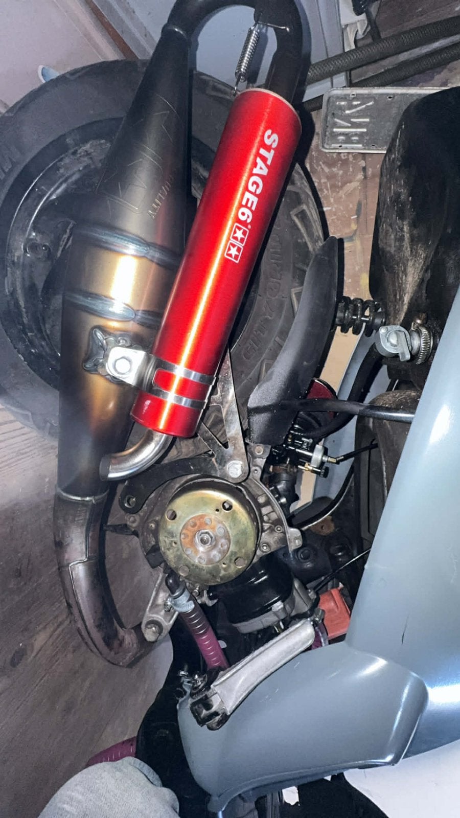 Piaggio nrg 70cc in onderdelen, Fietsen en Brommers, Scooters | Piaggio, Ophalen of Verzenden, Zo goed als nieuw, Tweetakt, NRG