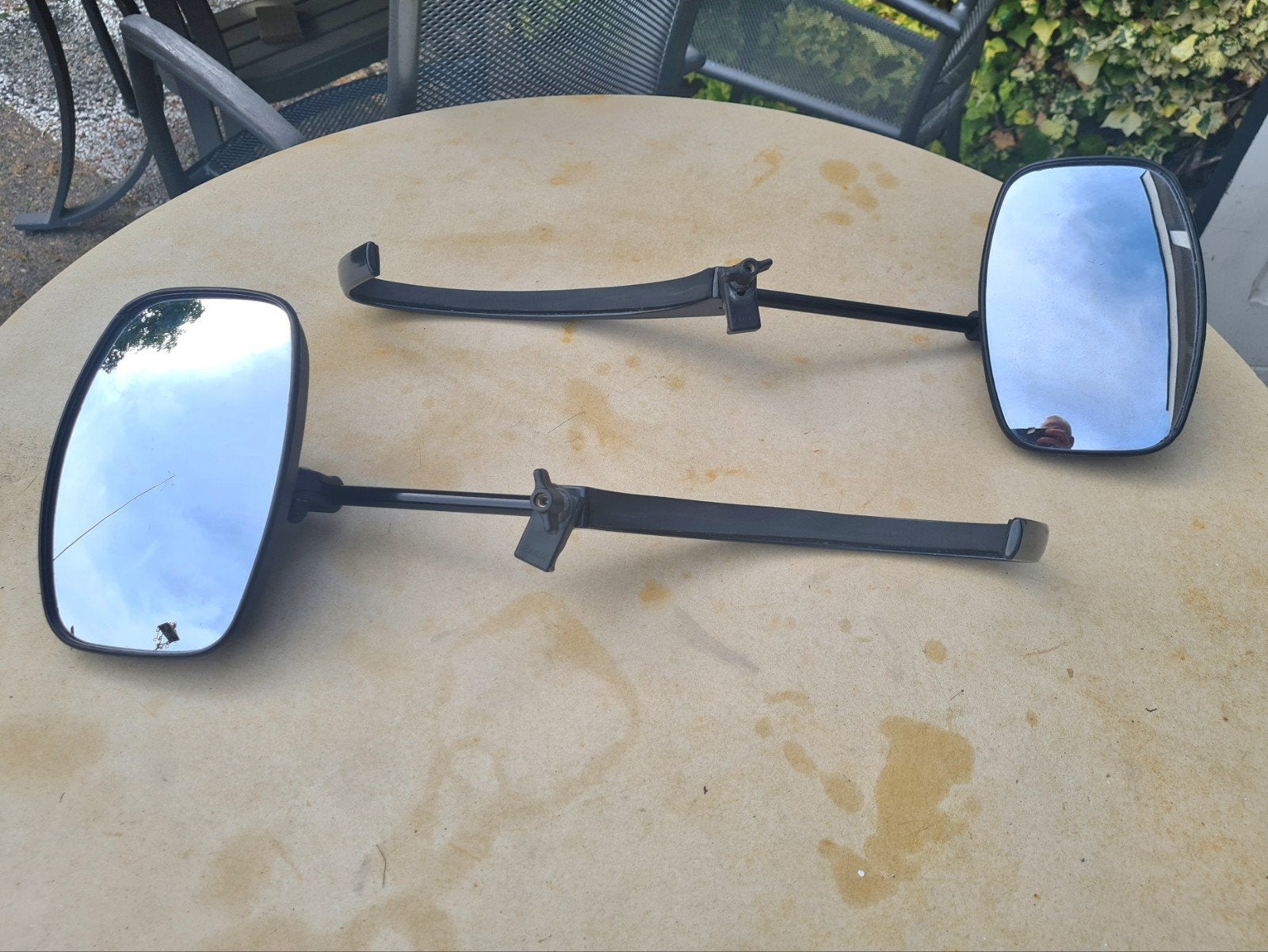 Caravanspiegels EMUK 100158 VW, Skoda - Set, Ophalen of Verzenden, Gebruikt