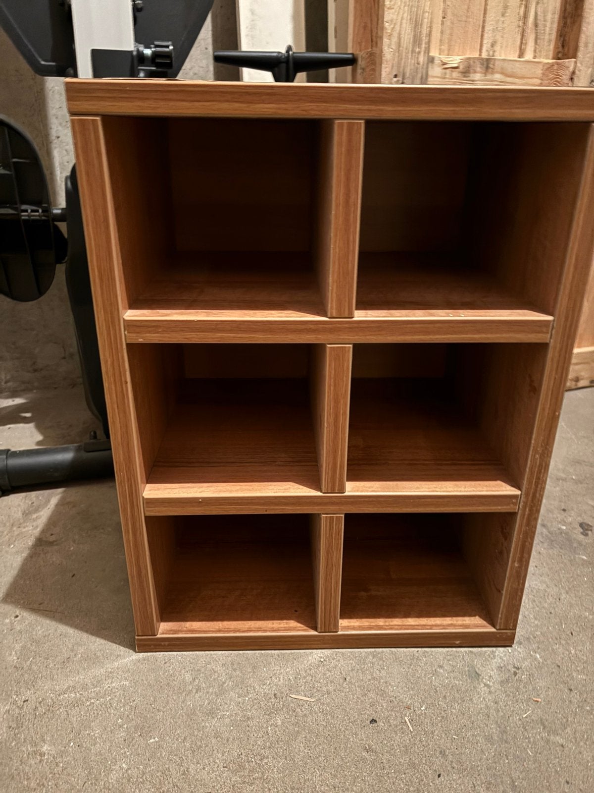 Houten kast met 6 vakken, Ophalen, Gebruikt, 50 tot 100 cm, Minder dan 100 cm