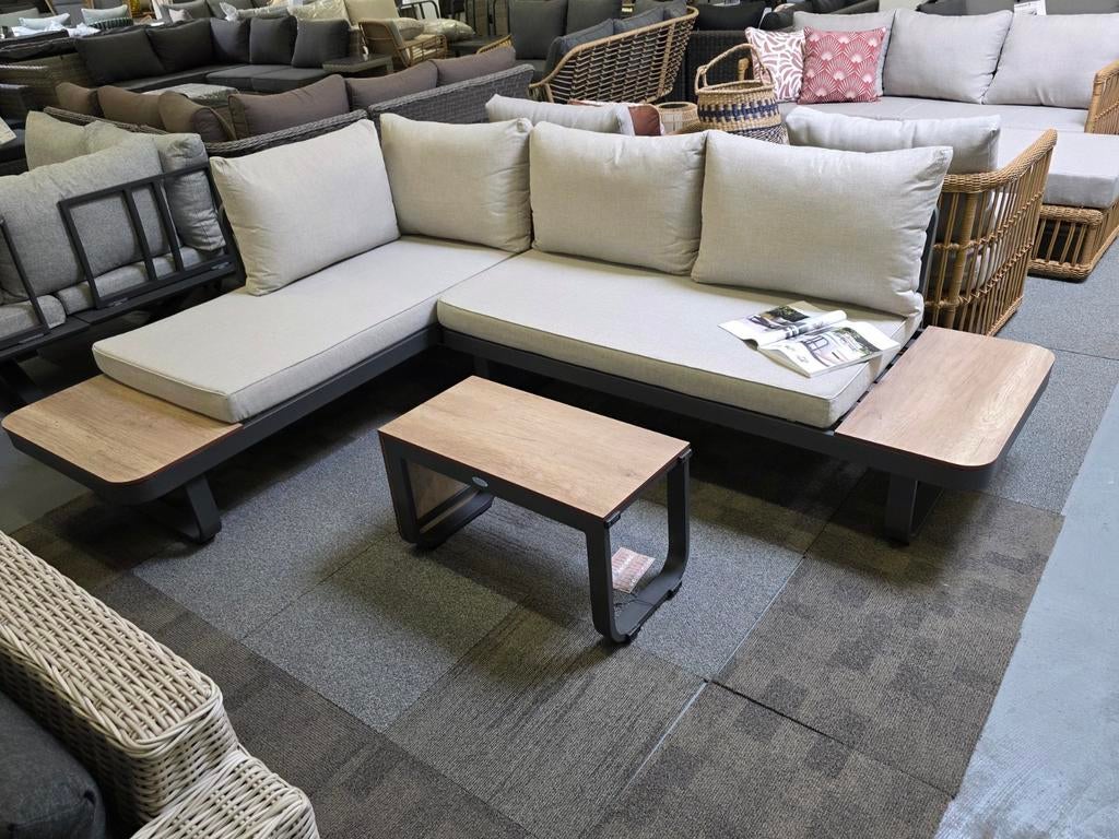 Sens-Line Palmos Loungeset Taupe Compact & Multifunctioneel, Ophalen of Verzenden, Nieuw