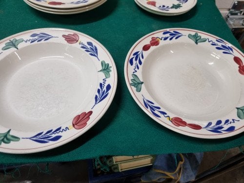 - borden boerenbont 11 verschillende, Huis en Inrichting, Keuken | Servies, Ophalen of Verzenden, 'T Olde Gre-j, Info@toldegrej.nl