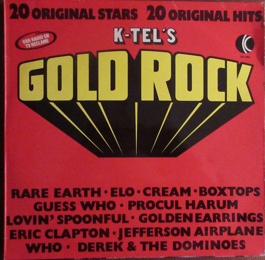 Gold Rock 20 original hits - Diverse artiesten, Ophalen of Verzenden, Gebruikt, 12 inch, LP