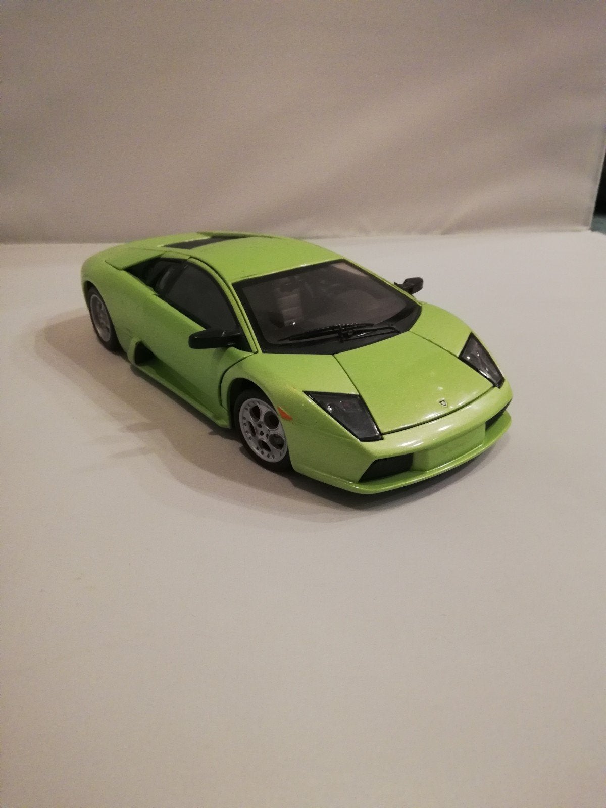 Lamborghini Murcielago Hotwheels 1:18 Groen, Ophalen of Verzenden, Zo goed als nieuw, Hot Wheels