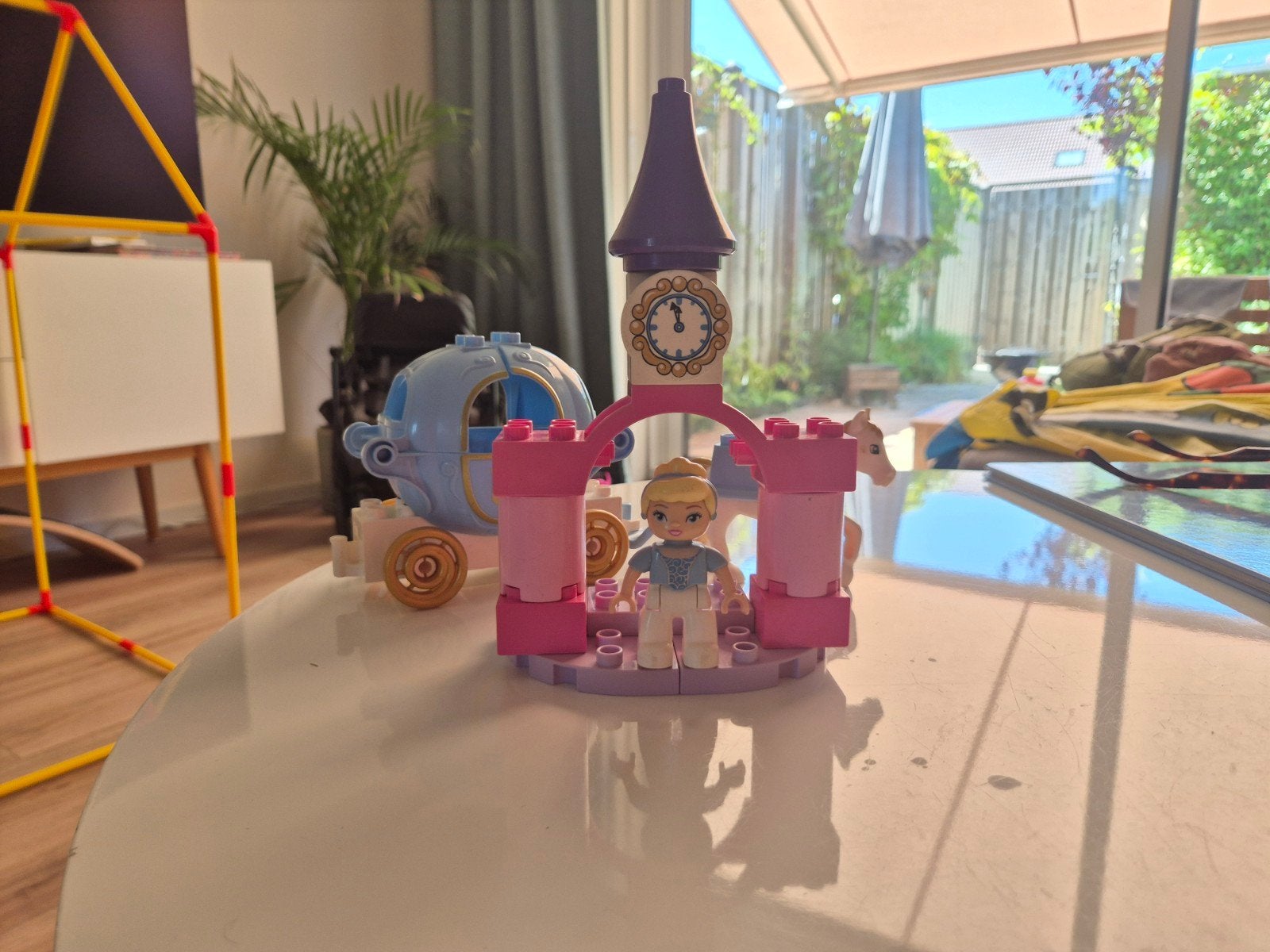 Duplo Assepoester met koets, Kinderen en Baby's, Speelgoed | Duplo en Lego, Ophalen of Verzenden, Zo goed als nieuw, Duplo