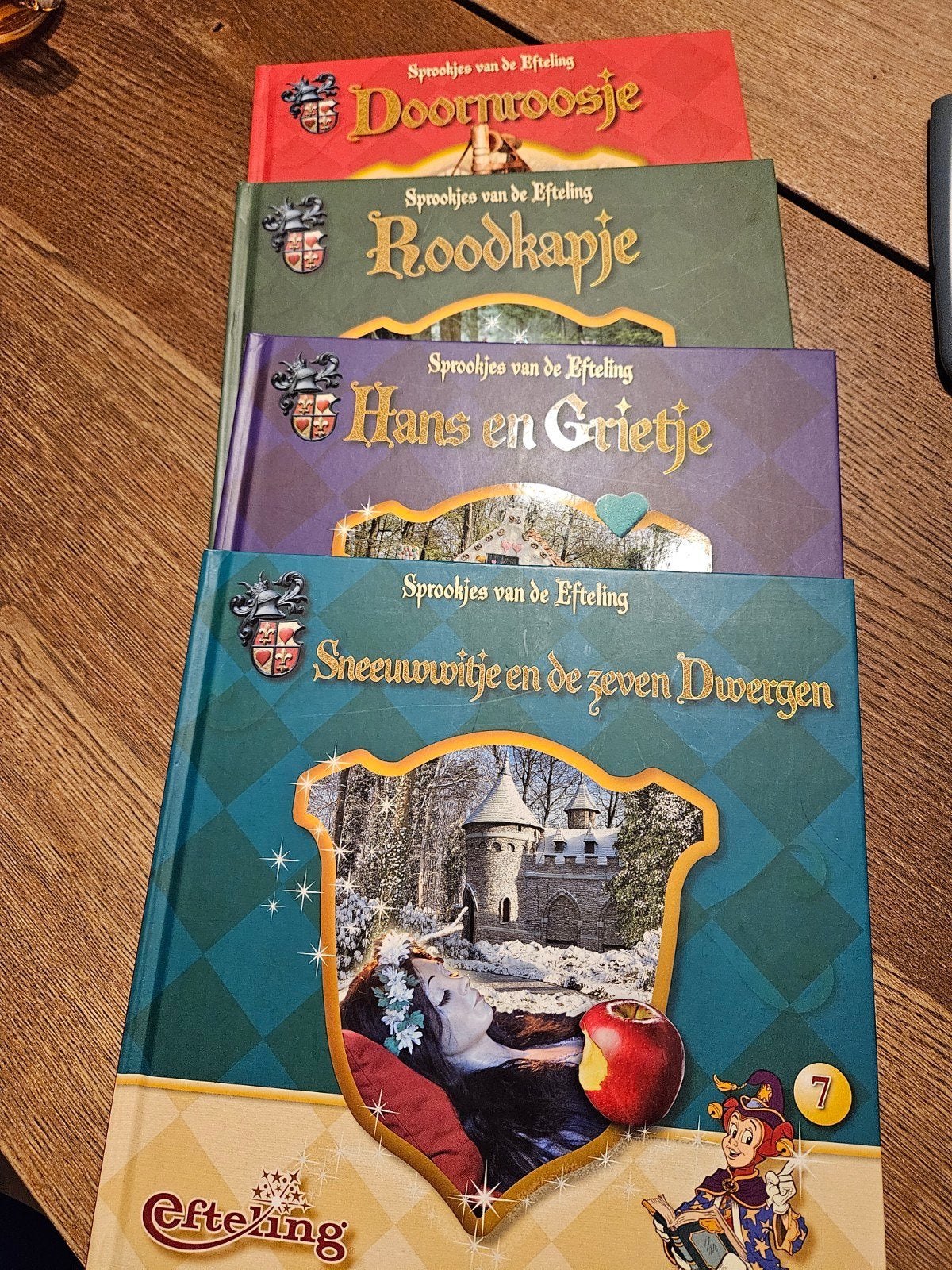 Efteling Sprookjes Doornroosje, Roodkapje, Hans en Gri, Ophalen of Verzenden, Gelezen, Sprookjes van de Efteling