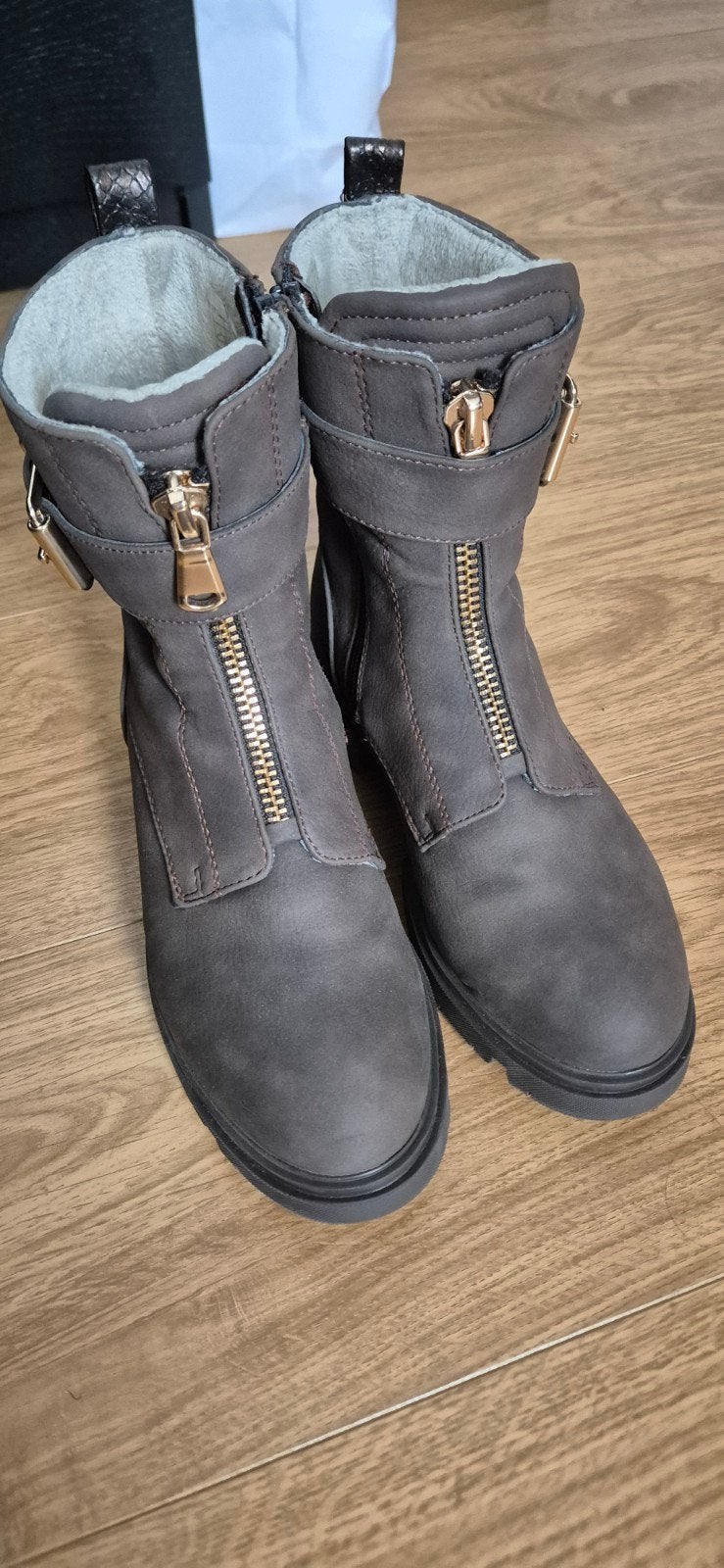 SUB 55 Gevoerde Enkellaarzen Maat 37, Kleding | Dames, Schoenen, Bruin, Lage of Enkellaarzen, Ophalen of Verzenden, Zo goed als nieuw