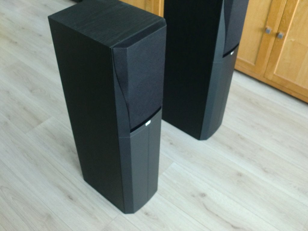 B&W DM 305 onderhoud gehad te beluisteren. Set prijs., Ophalen, Stereo speakers, Basreflex, Zo goed als nieuw