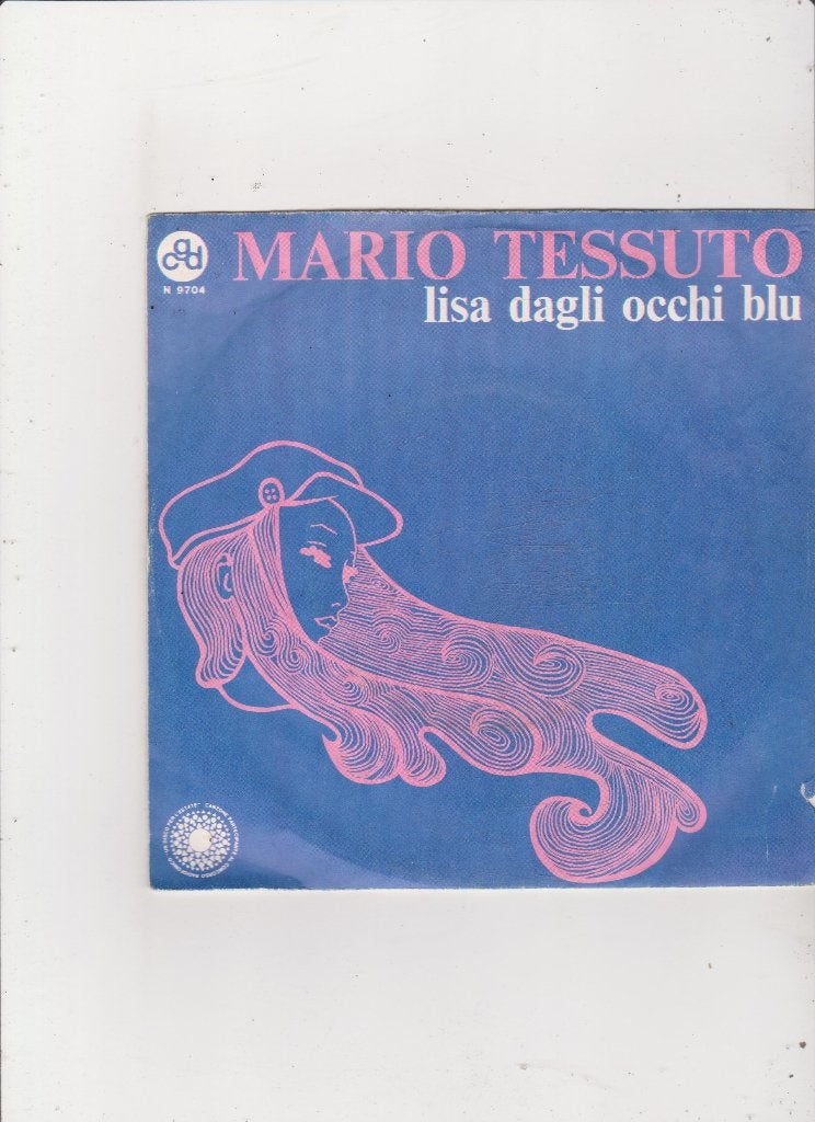 Single Mario Tessuto - Lisa dagli occhi blu, Cd's en Dvd's, Vinyl Singles, Ophalen of Verzenden, Gebruikt, 7 inch, Pop