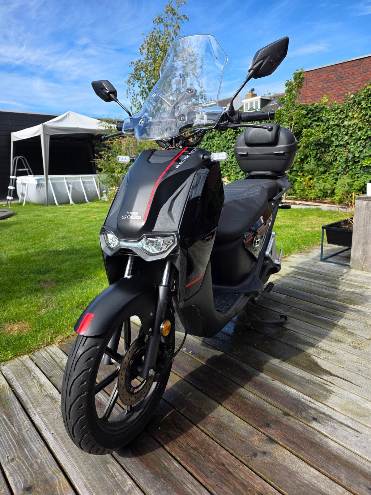 Super Soco CPX - Zo goed als nieuw, 1400 km, incl. koffer, Gebruikt, Elektrisch, Ophalen, Overige merken